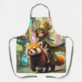 Fantasy Cute Wilde Panda Rit Schort (Voorkant)