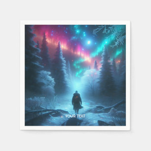 Fantasy Cute Winterpad Sneeuw Servet