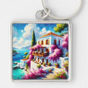 Fantasy Cute Zee Villa Huis Sleutelhanger