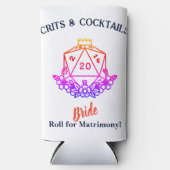 Fantasy/D&D vrijgezellenfeest: crits & cocktails (Voorkant)