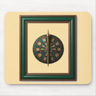 Fantasy Dart Bord Met Futuristische Dart Muismat