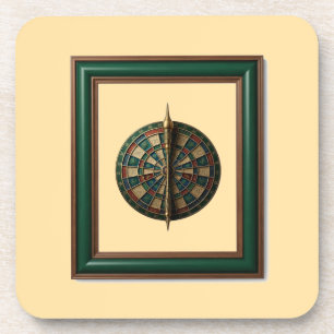 Fantasy Dartbord Met Futuristische Dart Bier Onderzetter