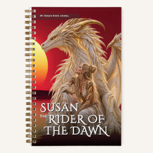 Fantasy Dawn Dragon Mythisch Avontuur Notitieboek