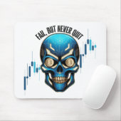 Fantasy Design | Crypto Btc | Motivation | Blue Muismat (Met muis)