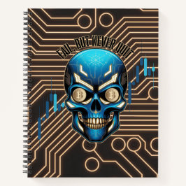 Fantasy Design | Crypto Btc | Motivation | Blue Notitieboek