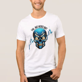 Fantasy Design | Crypto Btc | Motivation | Blue Tri-Blend Shirt