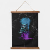 Fantasy Design | Cryptocurrency | Ethereum Marble Hangend Wandkleed (Voorkant)