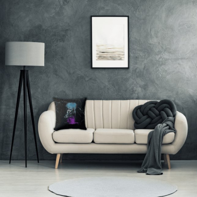 Fantasy Design | Cryptocurrency | Ethereum Marble  Kussen (Creator heeft geüpload)