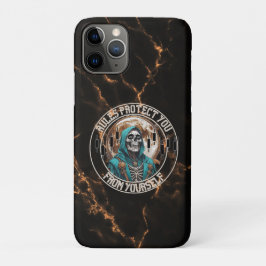 Fantasy Design marble | Grim Reaper | Motivation iPhone 11 Pro Hoesje