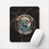 Fantasy Design marble | Grim Reaper | Motivation Muismat (Met muis)