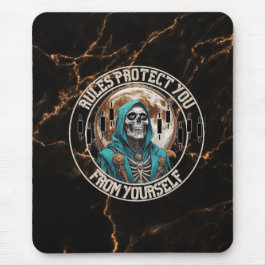Fantasy Design marble | Grim Reaper | Motivation Muismat