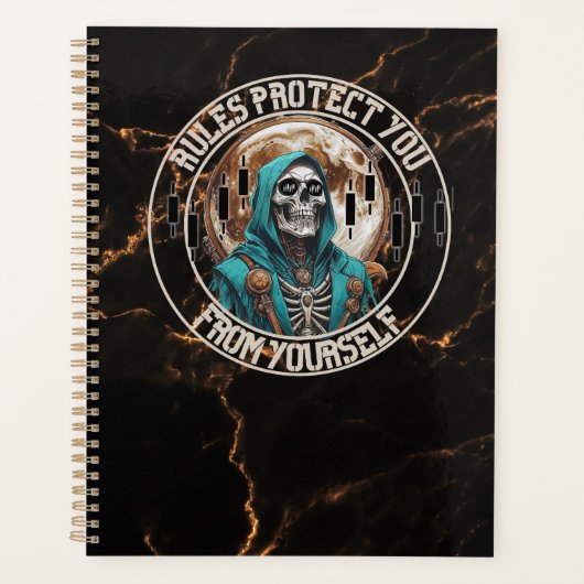 Fantasy Design marble | Grim Reaper | Motivation Planner (Voorkant)
