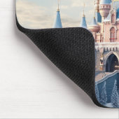 Fantasy digitaal kasteel in de bergen muismat (Hoek)