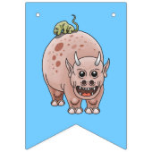Fantasy dinosauriërs vlaggetjes (Eerste vlag)