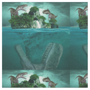 Fantasy Dinosaurs Stof