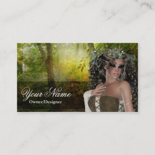 Fantasy Doe Brunette Woman Visitekaartjes