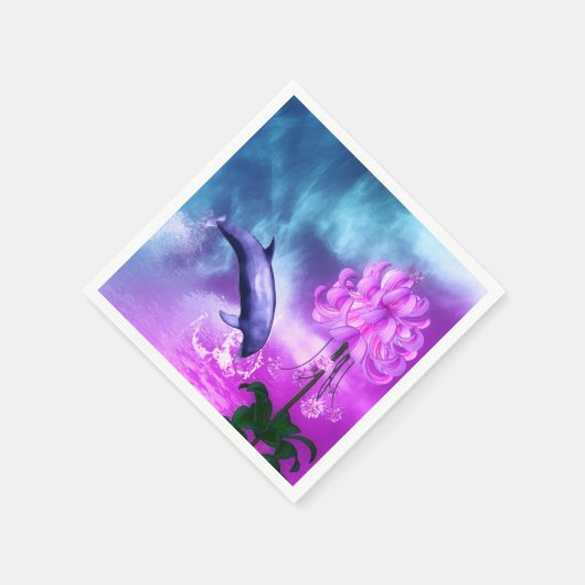 Fantasy Dolphin Servetten (Hoek)
