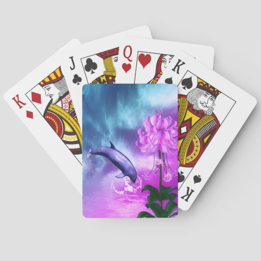 Fantasy Dolphin Speelkaarten (Achterkant)