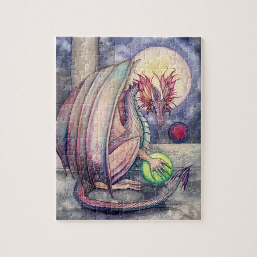 Fantasy Dragon Art Puzzel Legpuzzel (Verticaal)