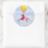 Fantasy Dragon Art Stickers - Omhoog in de lucht (Tas)