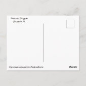 Fantasy Dragon Briefkaart (Achterkant)