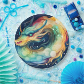 Fantasy Dragon Dream Dier 14 Papieren Bordje (Feest)