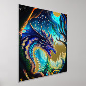 Fantasy Dragon Folie Afdrukken (Laagn)