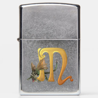 Fantasy Dragon Monogram M