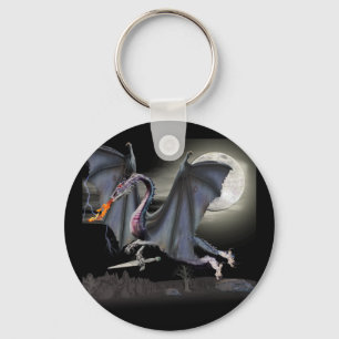 Fantasy dragon sleutelhanger
