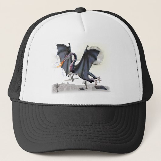 Fantasy dragon trucker pet (Voorkant)