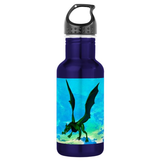 Fantasy Dragon Waterfles (Voorkant)