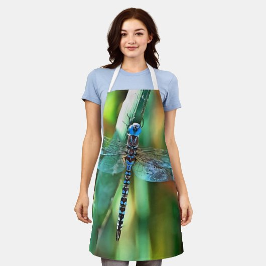 Fantasy Dragonfly in Turquoise en Black Schort (Gedragen)