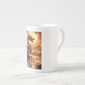 "Fantasy-drakenmok - Mythisch wezen koffiekop Porselein Kop (Voorkant rechts)