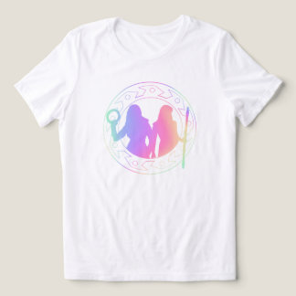 Fantasy Duo Silhouette T-shirt – Mystiek pastel