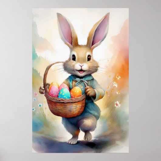 Fantasy Easter Bunny Poster (Voorkant)