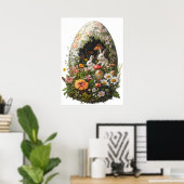 Fantasy Easter Egg Forest Bunny Poster (Thuiskantoor)