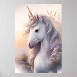 Fantasy Eenhoorn Poster