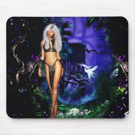 Fantasy Elf 1 Mousepad Muismat (Voorkant)