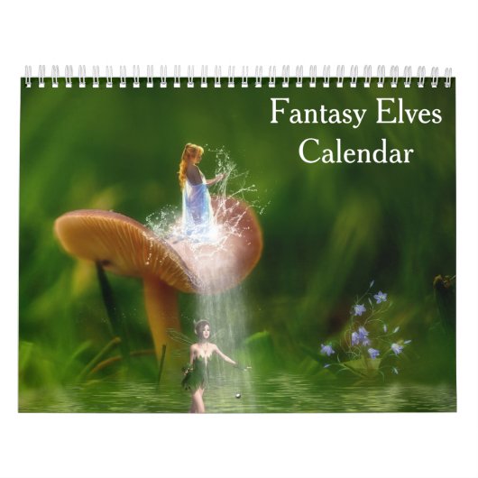 Fantasy Elves Elf 2025 Kalender (Hoes)