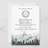 Fantasy Elvish Wedding Invitation (Devant)