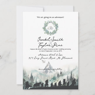 Fantasy Elvish Wedding Invitation