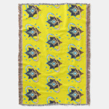 Fantasy Emblem with Floating Blades – Magical Ener