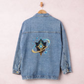 Fantasy Emblem with Floating Blades – Magical Ener Denim Jacket (Hangar)