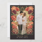 Fantasy Enchanted Garden Wedding Dank je wel kaart (Voorkant)