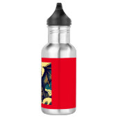 Fantasy Europese draak - houtsnede 1 Waterfles (Rechts)