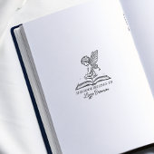Fantasy Fairy Bookplate Rubberstempel