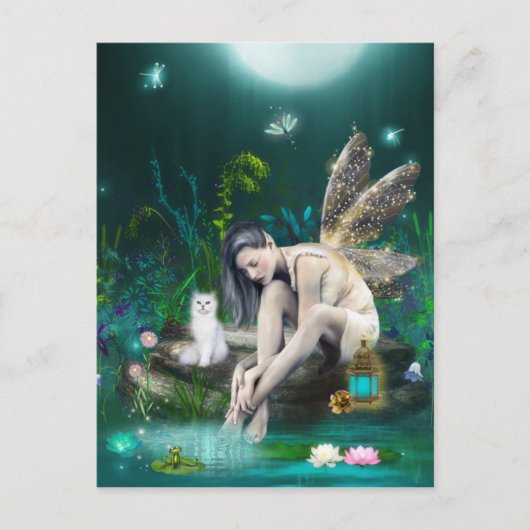 Fantasy Fairy is diep doordacht Briefkaart (Voorkant)
