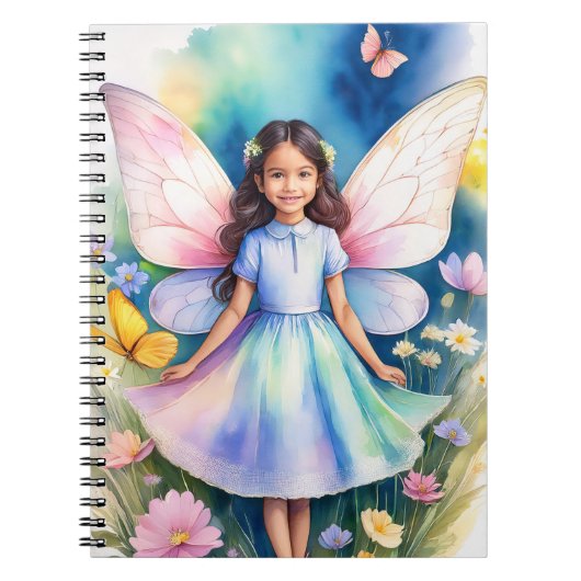 Fantasy Fairy Notitieboek 6,5 x 8,75 inch (Voorkant)