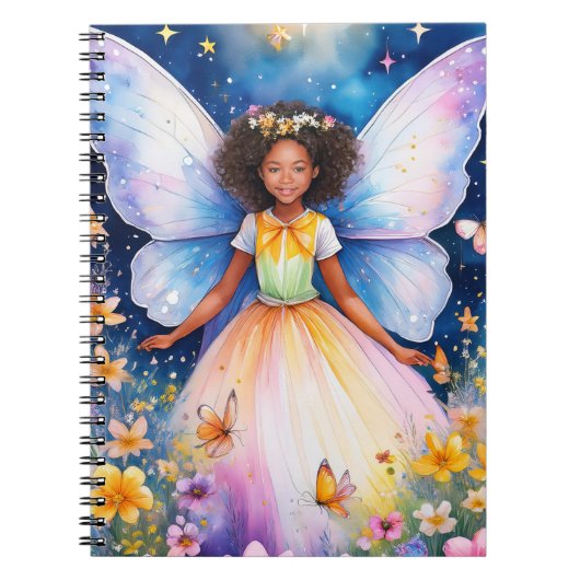 Fantasy Fairy Notitieboek 6,5 x 8,75 inch (Voorkant)