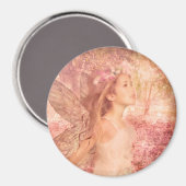 Fantasy Fairy of Spring Blossom Magneet (Voorkant / Achterkant)